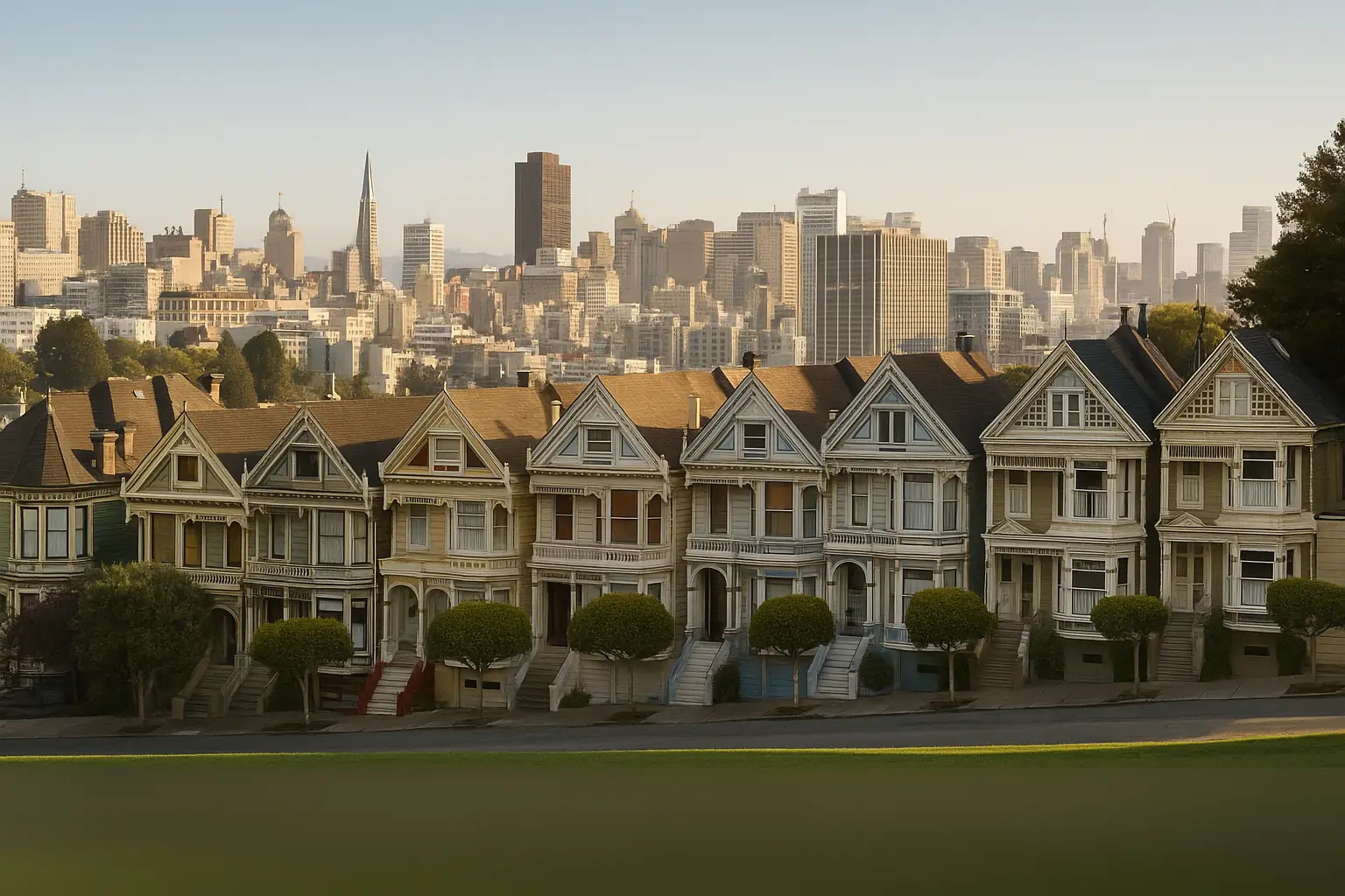 California homes: San Francisco Victorian row houses